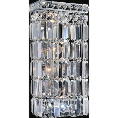 Colosseum 4 Light Bathroom Sconce With Chrome Finish