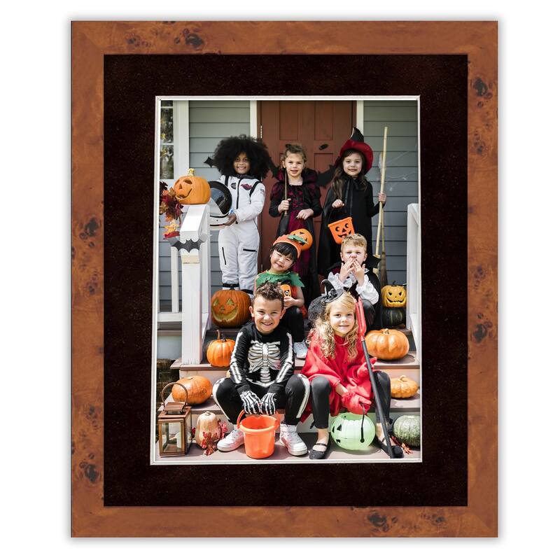 11x14 Mat for 8x10 Photo - Black Suede Matboard for Frames Measuring 11 x 14 Inches - To Display Art Measuring 8 x 10 Inches