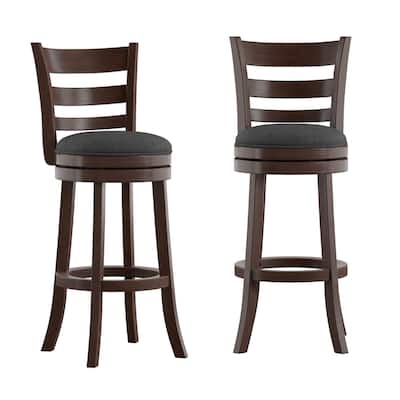 Rovinj Ladder Back 29"H Swivel Bar Stool
