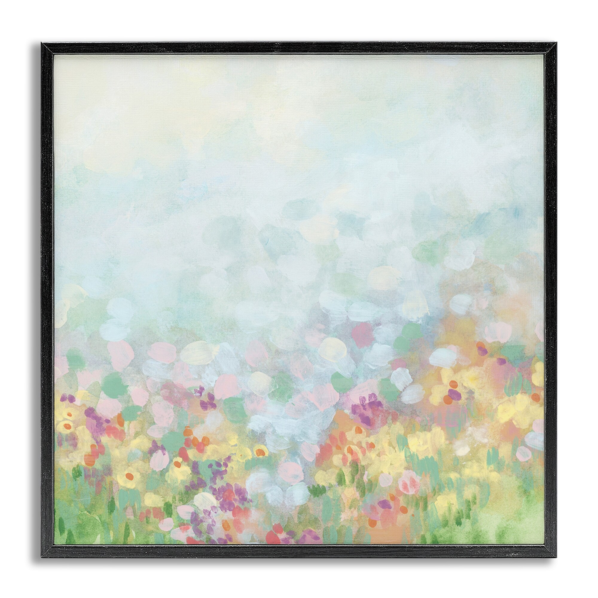 Stupell Abstract Soft Meadow Framed Giclee Art Design By June Erica Vess