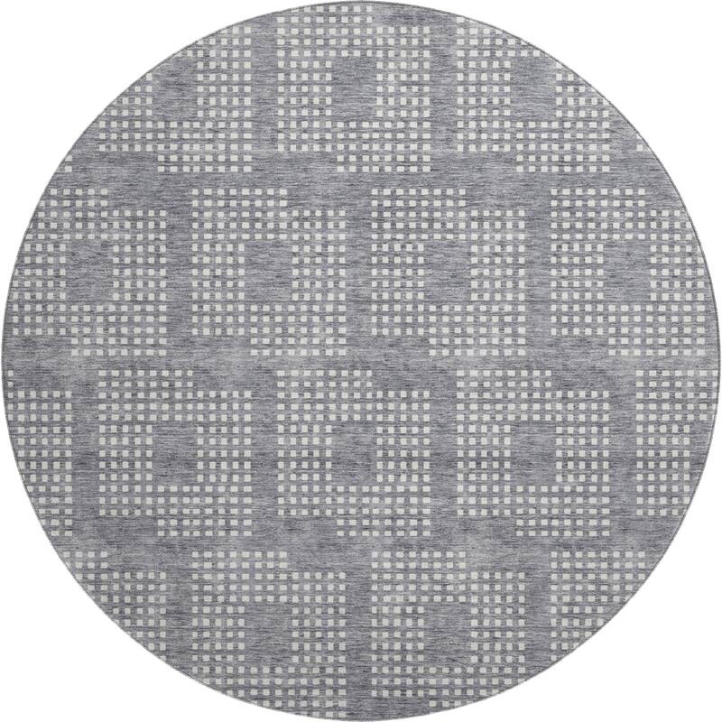 Premium Washable Super Soft Modern Houndstooth Mayfield Rug