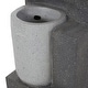 preview thumbnail 6 of 9, Catoosa Outdoor Modern 3 Tier Fountain by Christopher Knight Home