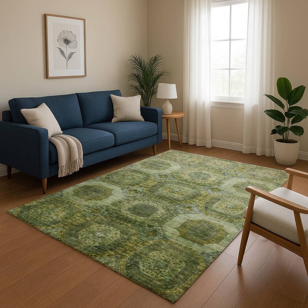 Premium Washable Super Soft Vintage Traditional Mayfield Rug