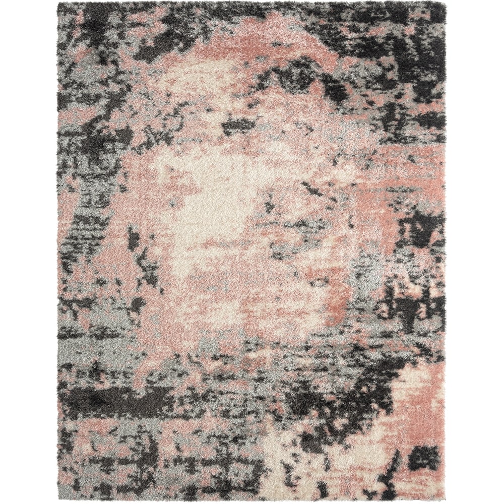 Zenith Abstract Shag Area Rug