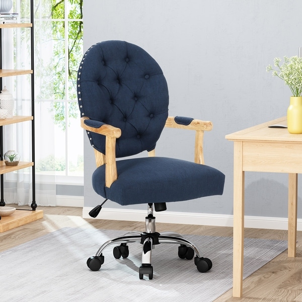 Avens Contemporary Tufted Fabric Swivel Office Lift Chair by Christopher Knight Home. Opens flyout.
