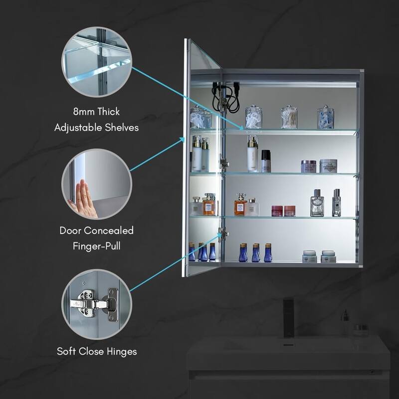Blossom LED Mirror Medicine Cabinet with Lights