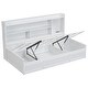 preview thumbnail 22 of 26, Twin Daybed Storage Bookcases Platform Bed wUSB Charging Station