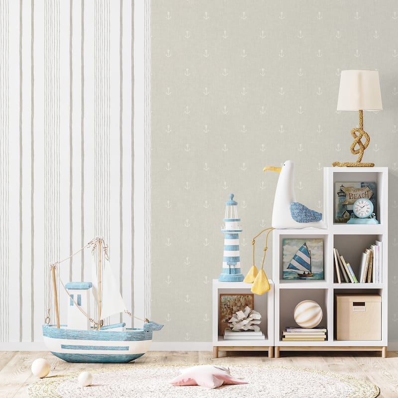 Veer Decor Anchors Away Wallpaper