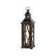 preview thumbnail 46 of 49, Glitzhome 2-Piece Oversize Farmhouse Wood/ Metal Hanging Candle Holders Decorative Lanterns