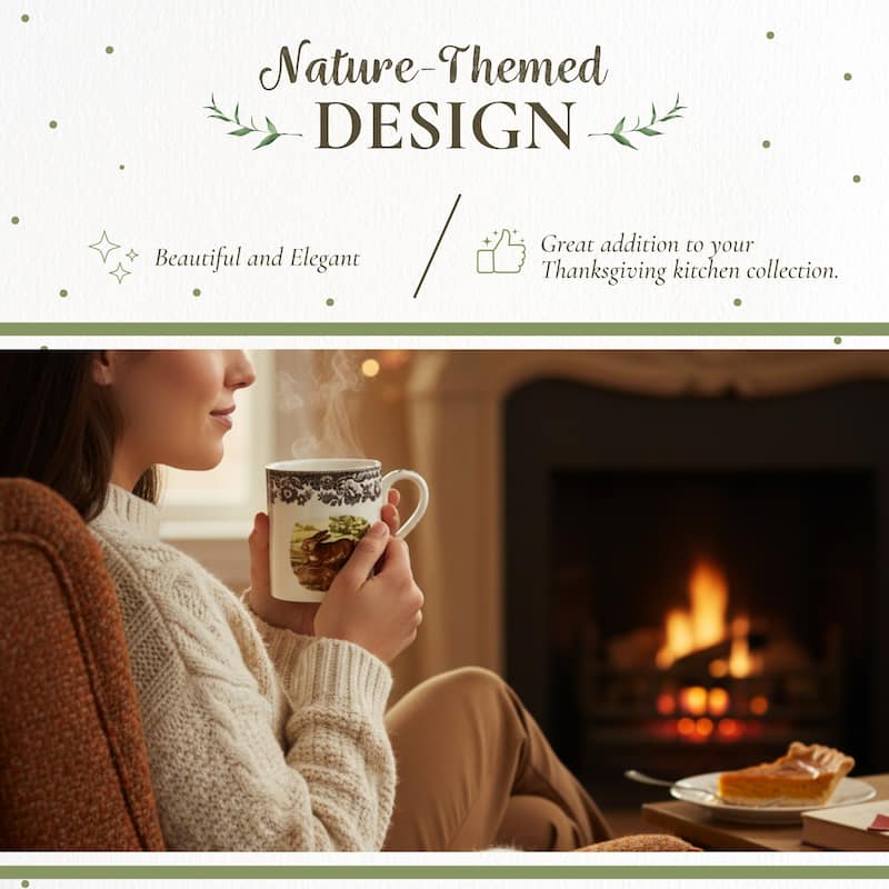 Spode Woodland Mug Assorted Animals - 16 Oz