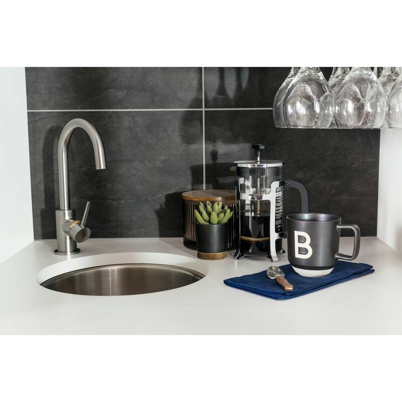 Delta Trinsic Single Handle Bar Faucet with Swivel Spout