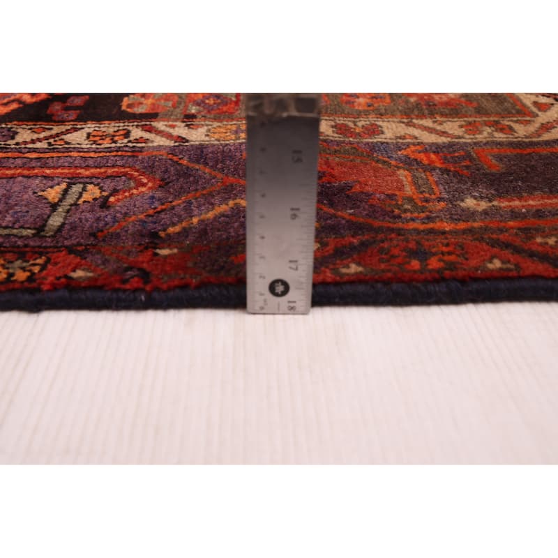 ECARPETGALLERY Hand-knotted Andelz Red Wool Rug - 4'6 x 7'3