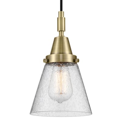 Innovations Lighting 447-1P-G64 Cone 6" Wide Mini Pendant with Clear,