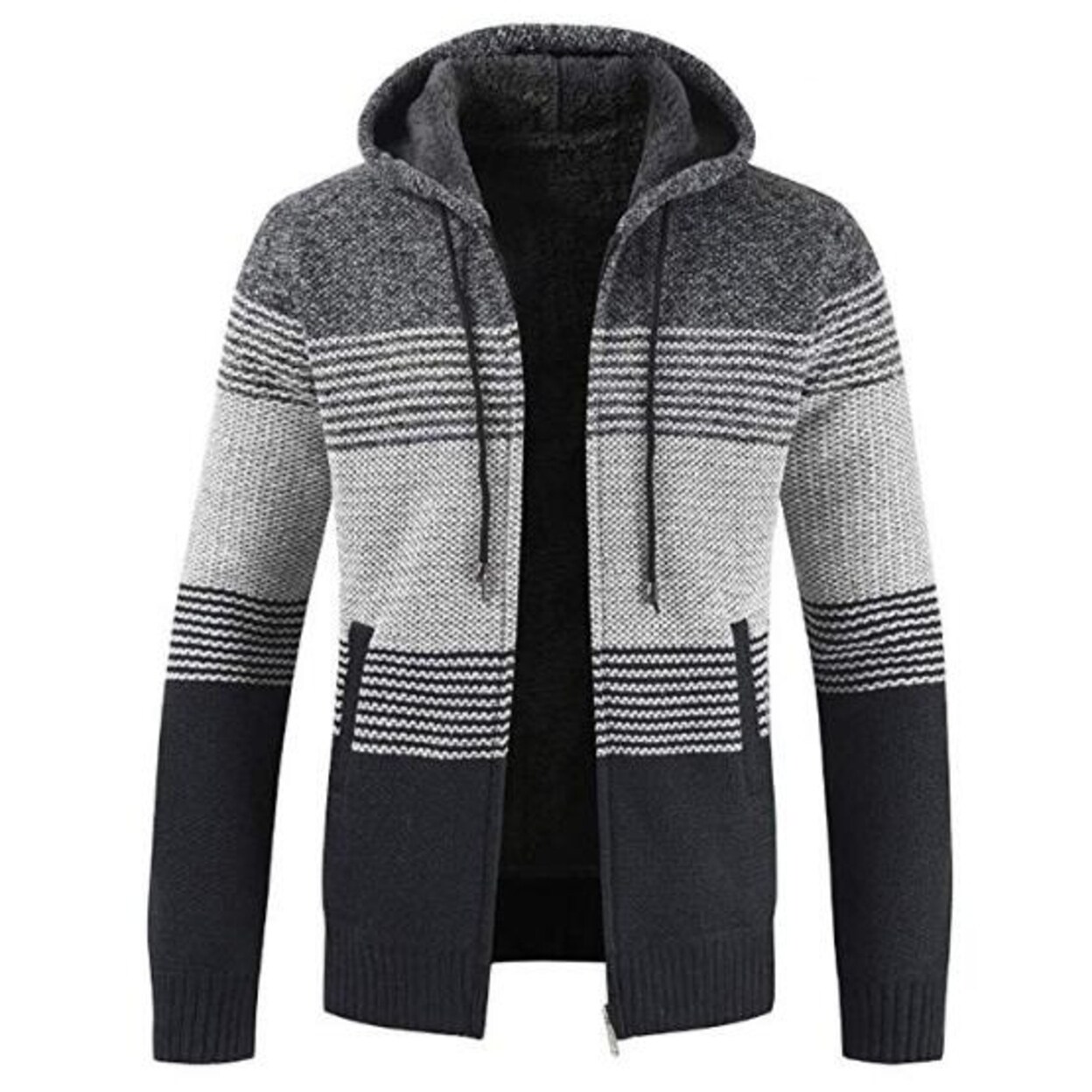 black sweater jacket