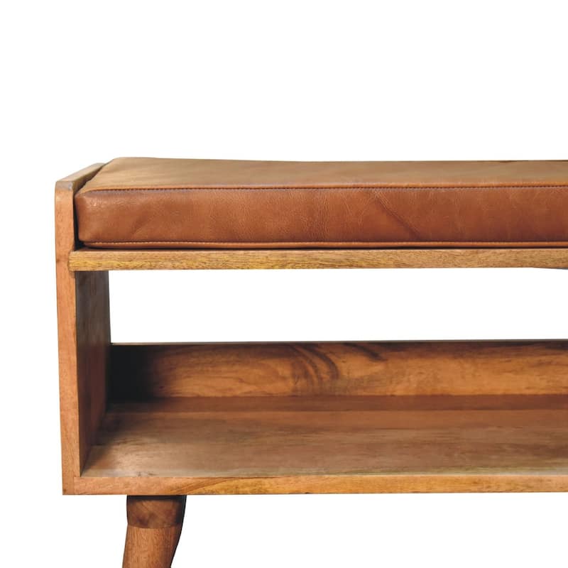 Elegant Design Bench with Leather Sturdy And Durable