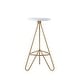 preview thumbnail 17 of 49, Trinity Modern Round Metal Backless Bar Stool with Hairpin Legs and Integrated Footrest for Kitchen Island & Home Bar