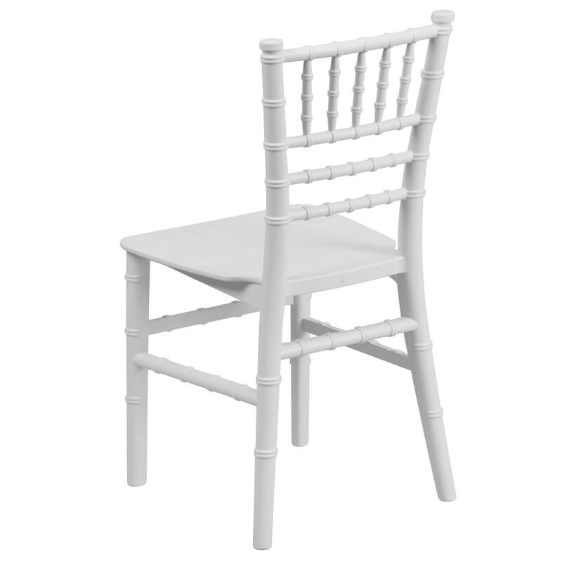 Child's Classic Resin Chiavari Chair for All Occasions - 12"D x 12"W x 24.75"H