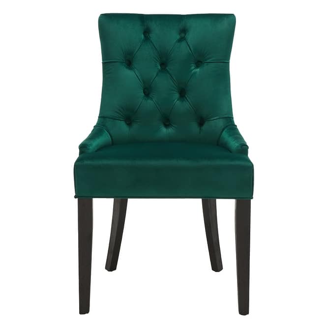 SAFAVIEH Chelsey Grey Ring Dining Chair (Set of 2) - 22" x 25.6" x 36.4" - 22"W x 25"D x 36"H