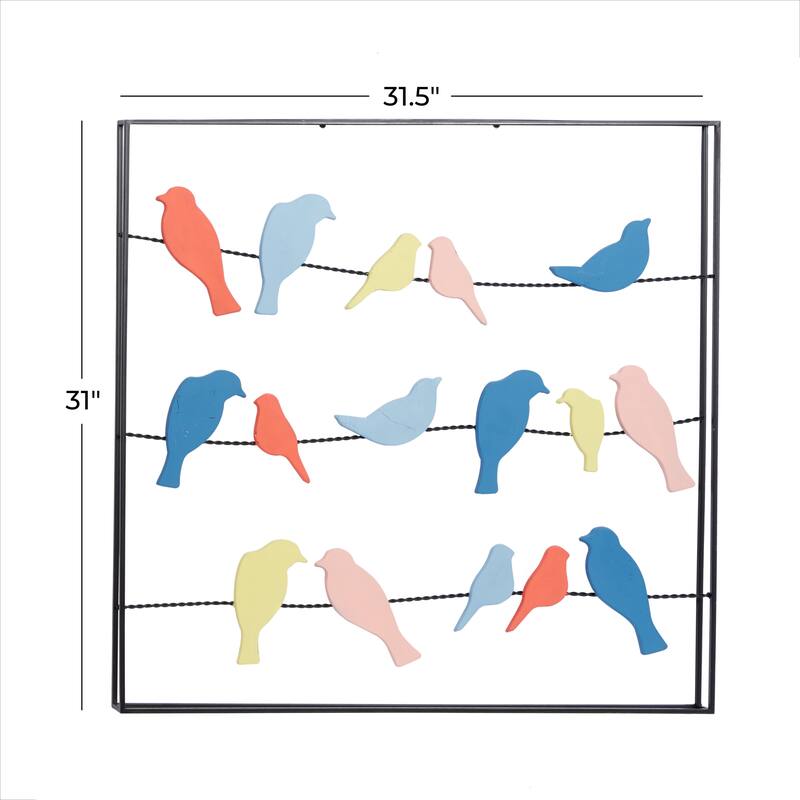 Multi Iron Coastal Wall Decor 31 x 32 x 2