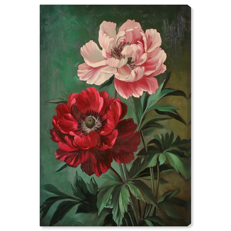 Symphony of Peonies Canvas by Art Remedy, Gallery Wrapped - 24" x 36"