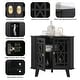preview thumbnail 9 of 32, Corner Sideboard Cabinet Free-Standing Corner Storage Organizer