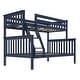 preview thumbnail 16 of 22, Twin over Full size Solid Wood Bunk Bed with Headboard Included