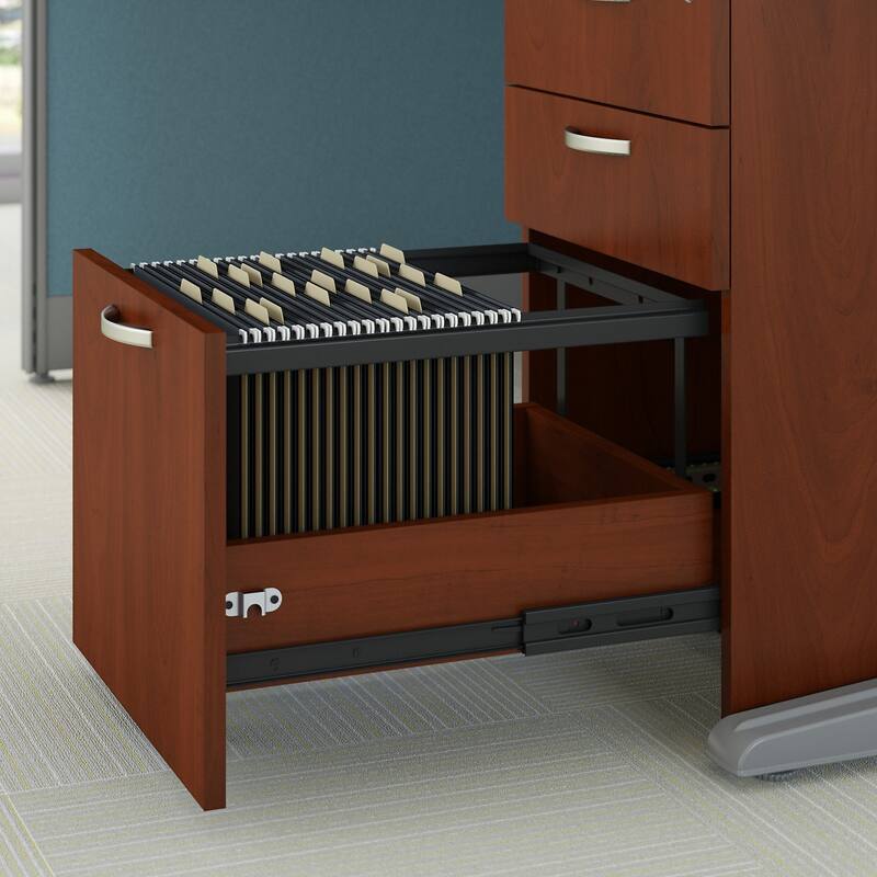 Office in an Hour 2 Person Cubicle by Bush Business Furniture
