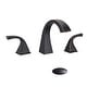 preview thumbnail 10 of 14, BATHLET Widespread Two-Handle Bathroom Faucet With Drain Assembly Oil Rubbed Bronze