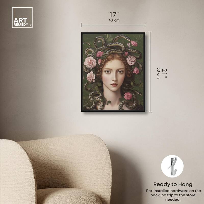 Medusa Canvas by Art Remedy