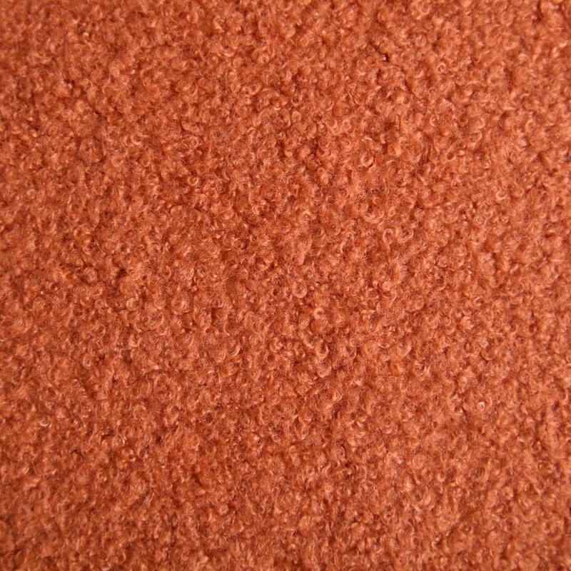 Modern Teddy Upholstered Mushroom Shape Ottoman