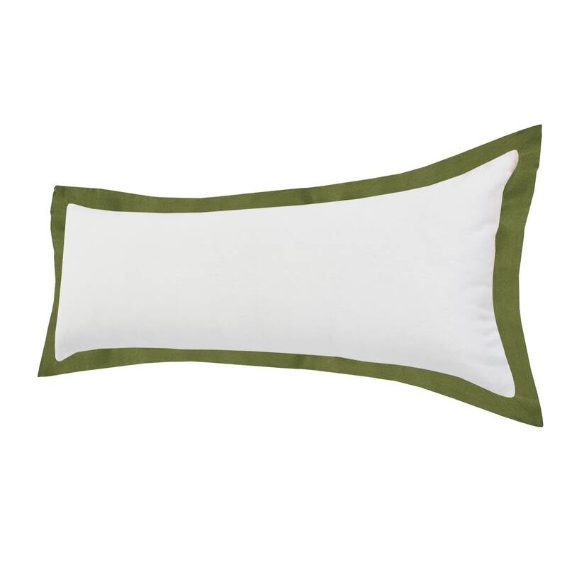 Sevita Flora Empire Bordered Throw Pillow