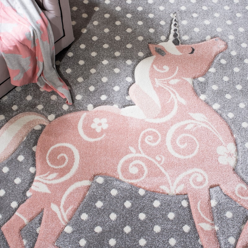 SAFAVIEH, Carousel Kids Mareke Unicorn Rug