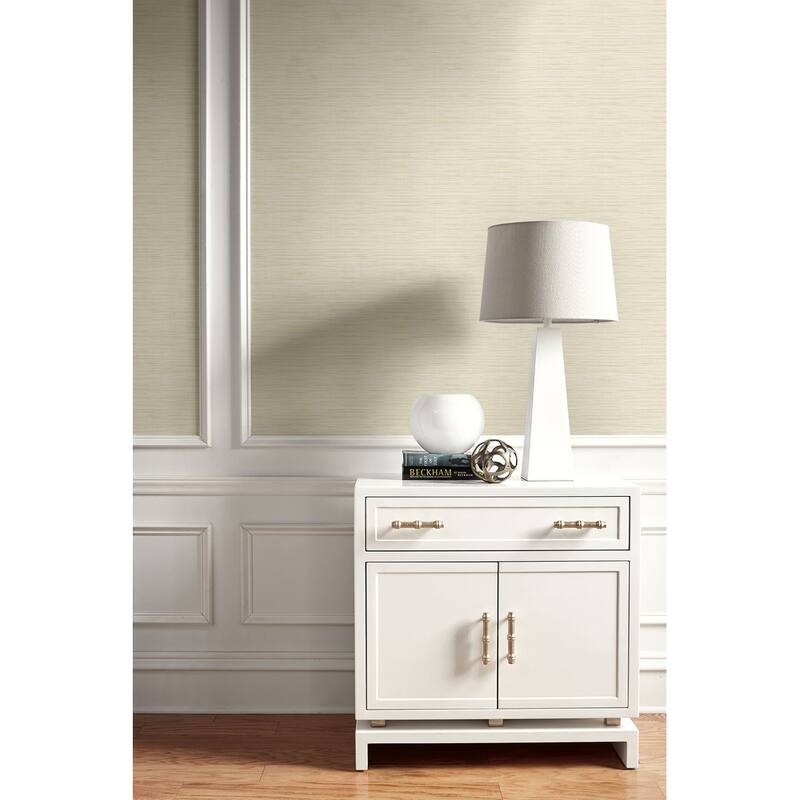 Seabrook Designs Toweling Faux Linen Unpasted Wallpaper