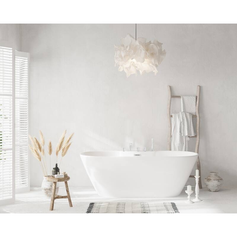Nicolette Bathtub in Glossy White