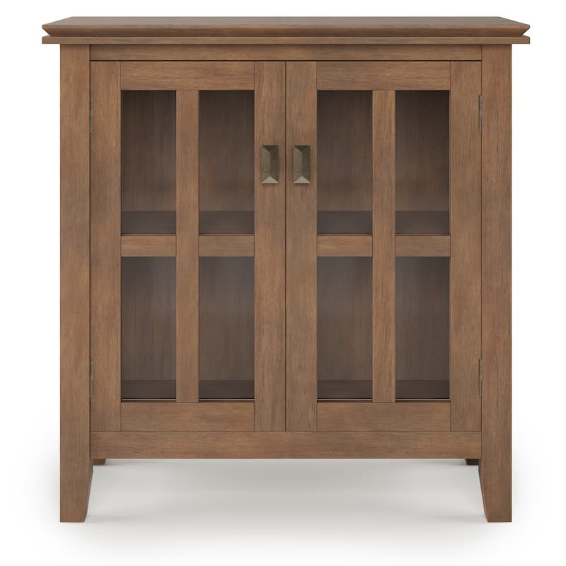 WYNDENHALL Stratford SOLID WOOD 30 inch Wide Low Storage Cabinet - 30"w x 14"d x 31" h