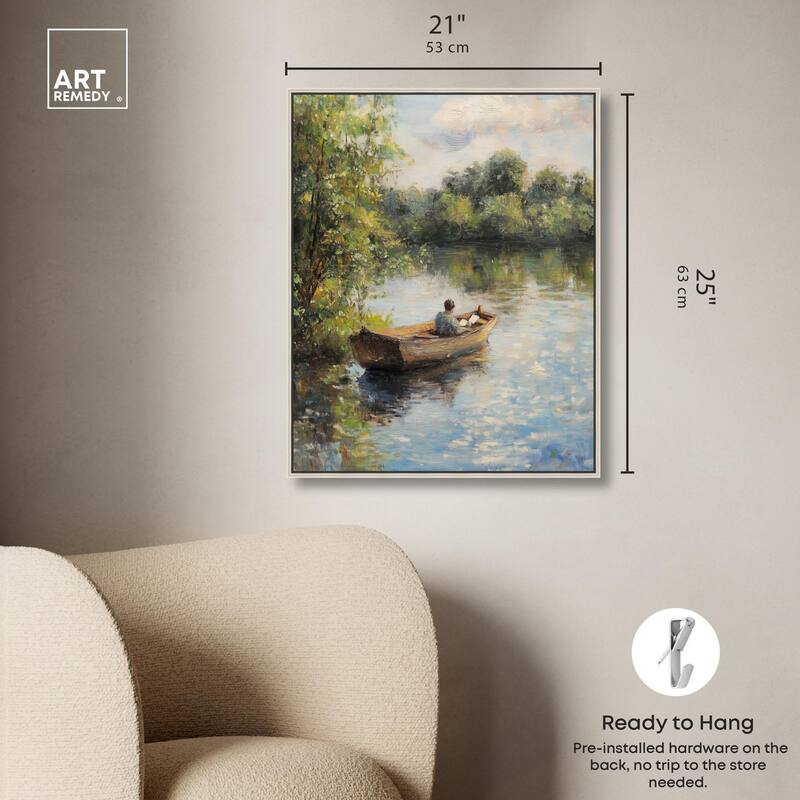 Lost in Thought Canvas by Art Remedy