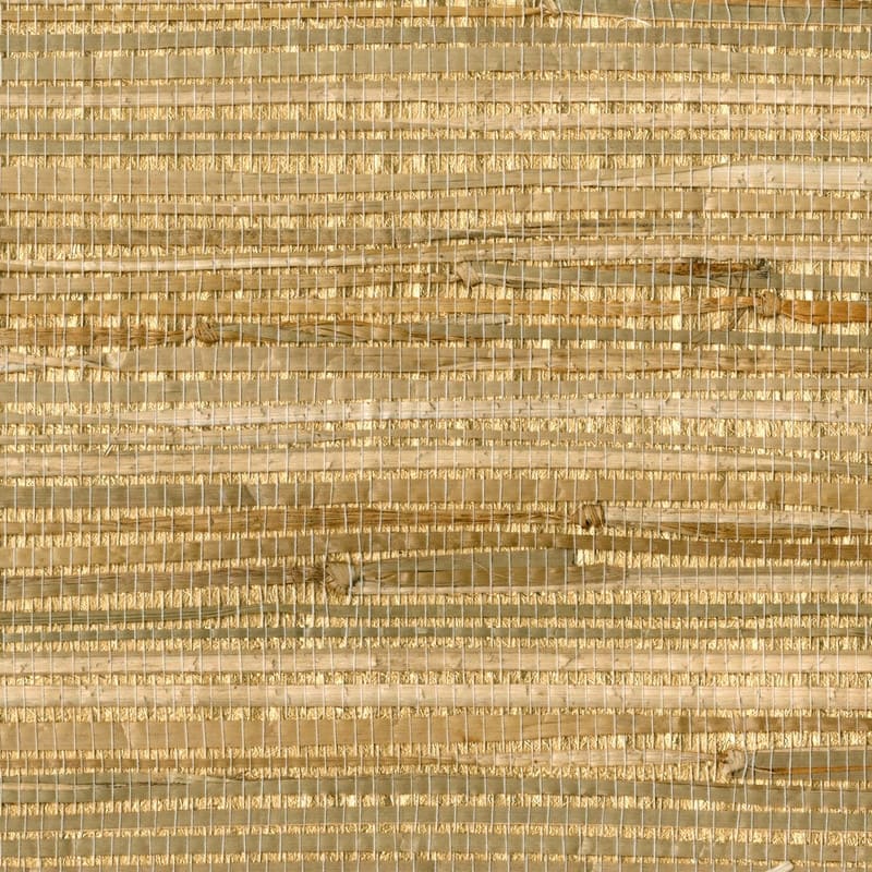 Advantage Zoho Neutral Foil Grasscloth Wallpaper - 36in x 288in x 9.025in