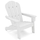 preview thumbnail 4 of 38, Outdoor HDPE Kid's Adirondack Chair for Kids - High Backrest & Armrests - 21" x 20.5" x 25"