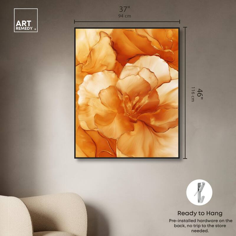 Sunlit Bloom I Canvas by Art Remedy