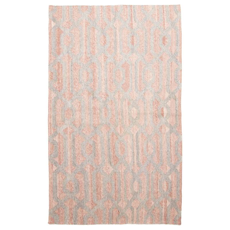 ECARPETGALLERY Flat-Weave Ankara FW Copper Wool Kilim - 4'8 x 7'11