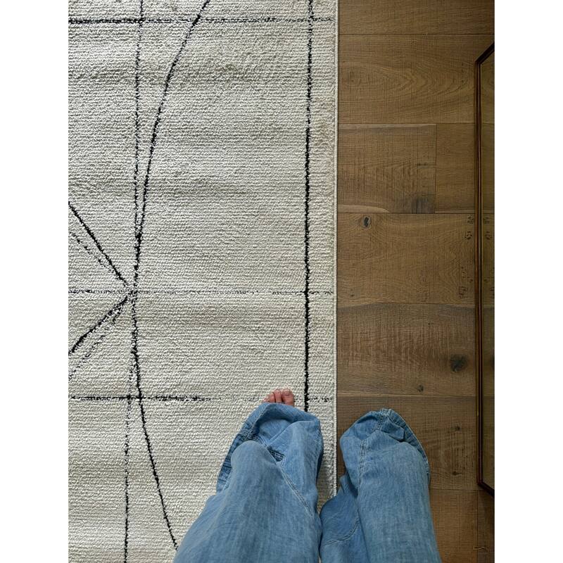 Galey Alix x Livabliss Architect IV Modern Geometric Area Rug