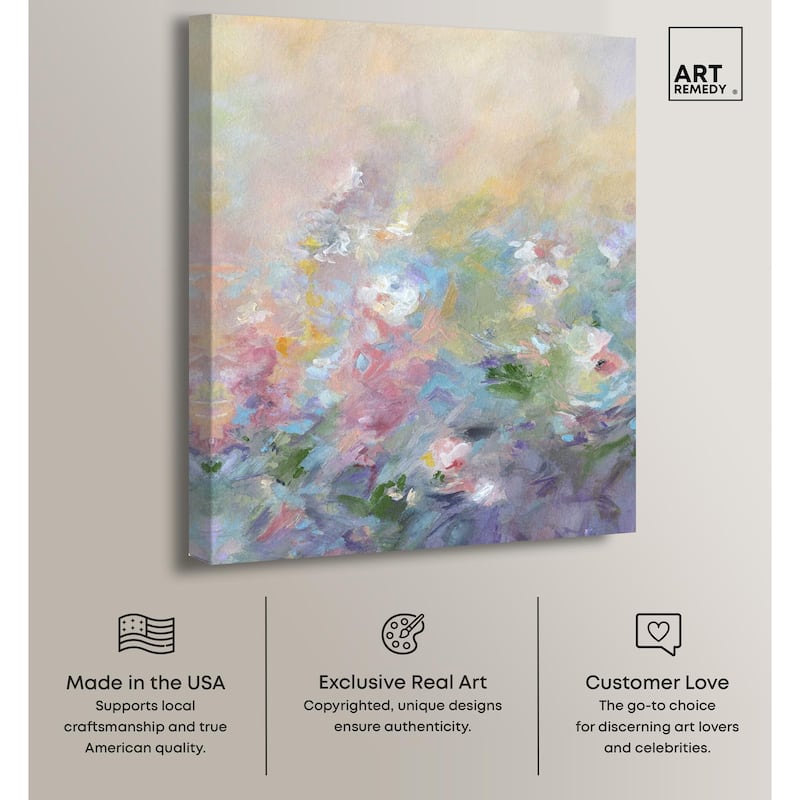 Mystical Garden II Canvas by Art Remedy, Gallery Wrapped
