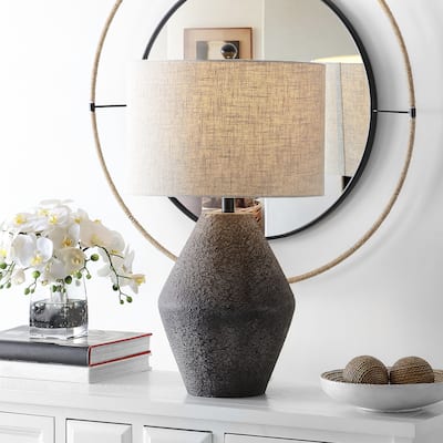 SAFAVIEH Lighting Ersta Rustic 27-inch LED Table Lamp - 15" W x 15" L x 26.5" H