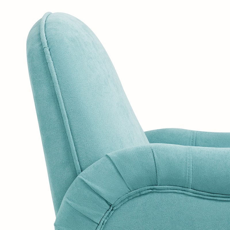 Accent Chair With Metal Gold Legs