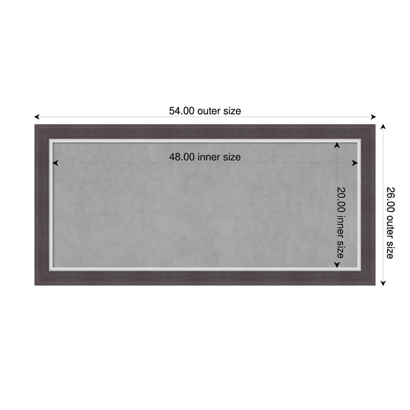 Amanti Art Ellie Brown Silver Framed - 54 x 26 in - Ellie Brown Silver