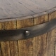 preview thumbnail 3 of 1, Uttermost Ceylon 19" Long Metal and Acacia Wood Accent Table