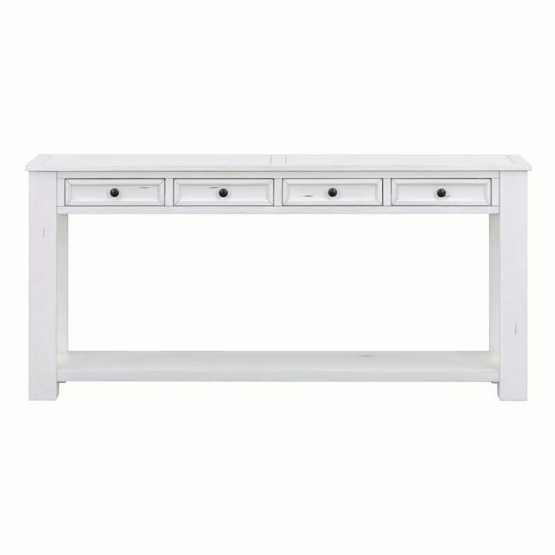 Console Table/Sofa Table(Antique White)