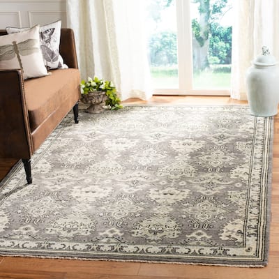 SAFAVIEH Couture Handmade Sivas Hilaria Traditional Oriental Wool Rug with Fringe