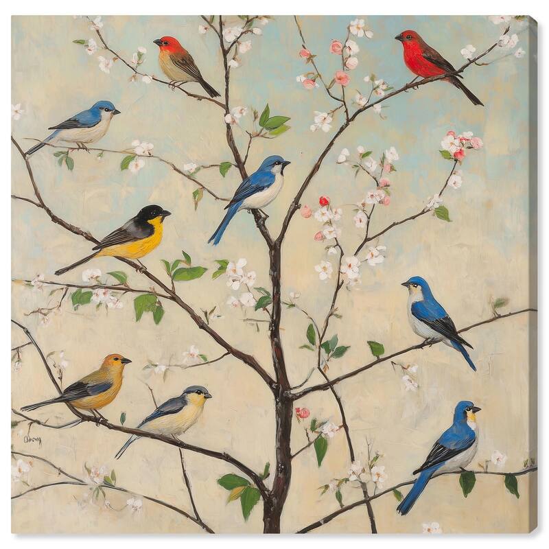 Arboreal Aria I Canvas by Art Remedy, Gallery Wrapped - 40" x 40"