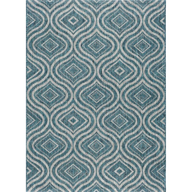 Colonnade Modern & Contemporary Abstract Indoor/Outdoor Area Rug